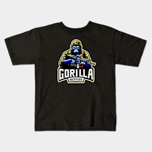 Pixel Gorilla Warfare Kids T-Shirt